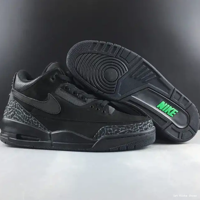 1st Kicks Shoes AJ3-902027 Duck Oregon Air Jordan Retro 3 0501